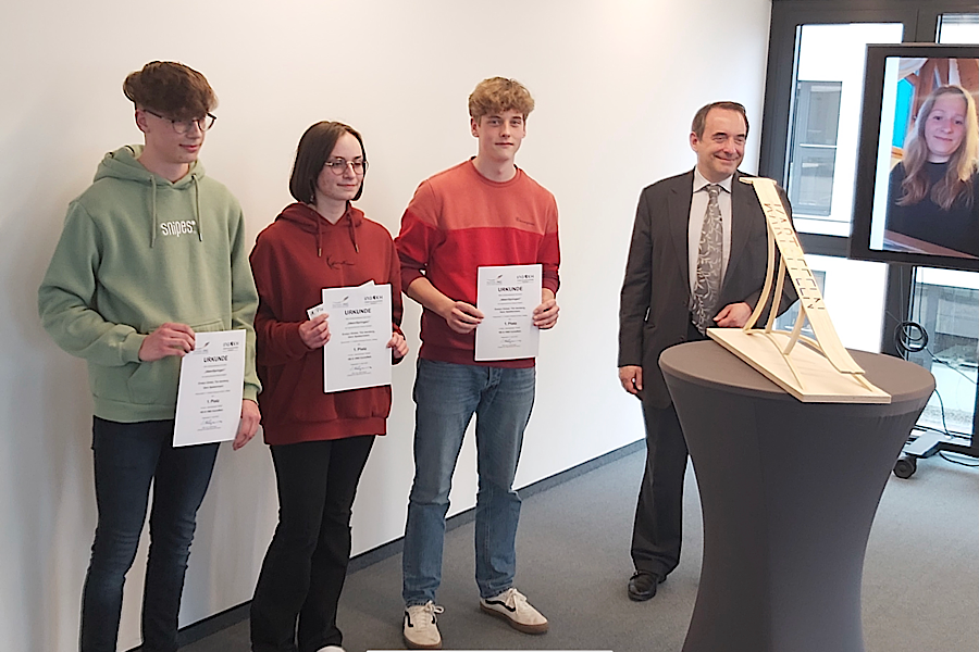 BG-Schüler/-innen auf Goldkurs – 1. Platz im Landeswettbewerb!