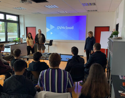 Ausbildungsbotschafter OVHcloud zu Besuch in der Talent Company