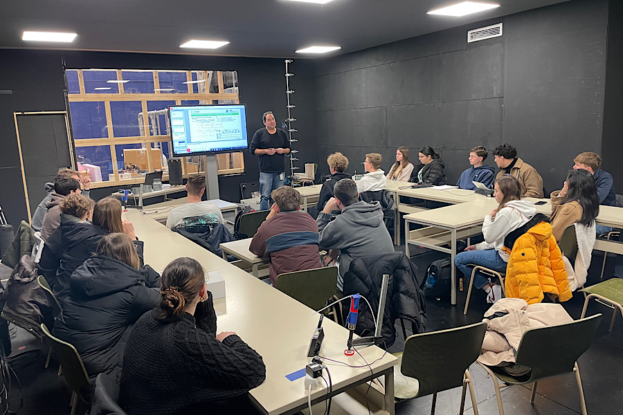 Beruflichen Gymnasiums Bautechnik erkunden Zukunftstechnologien