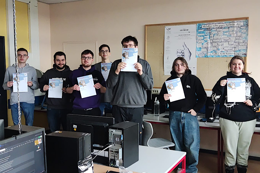 „Informatik-Biber“: FDS-Schülerinnen und -Schüler stellten sich der Herausforderung
