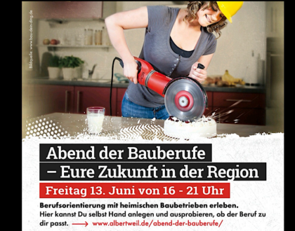 Vorankündigung: Abend der Bauberufe