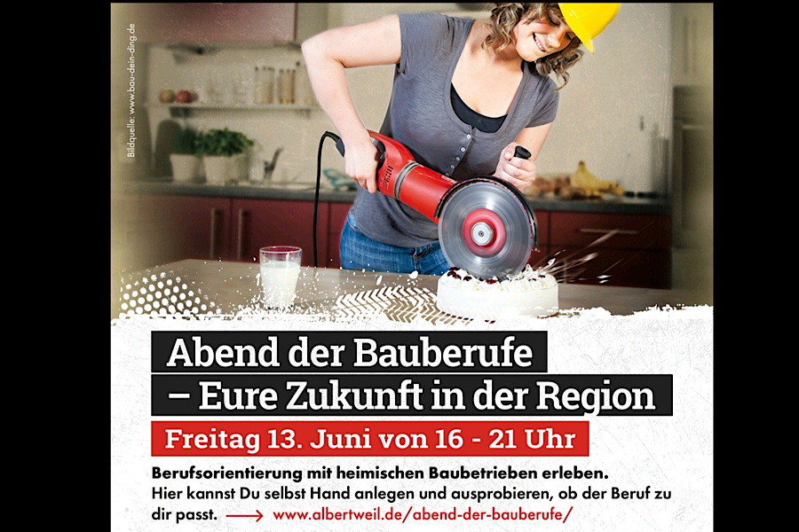 Vorankündigung: Abend der Bauberufe