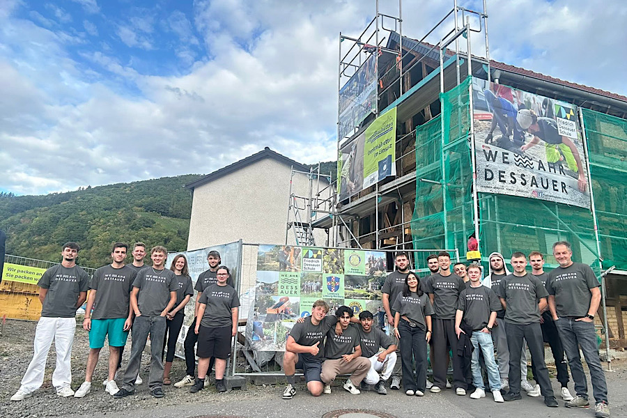 We AHR Dessauer – wir packen’s an: Projekt im Ahrtal