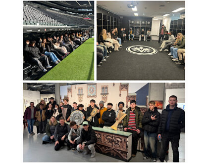 BzB-Klassen schnupperten "Eintracht-Luft" in Frankfurt