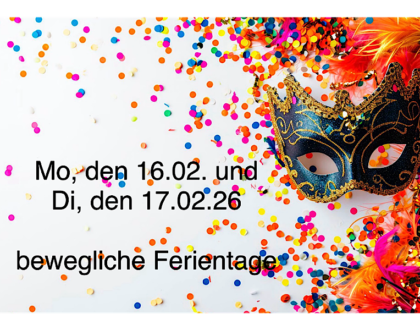 bewegliche Ferientage